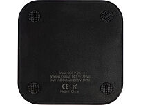 Беспроводная зарядка Tile с 2 USB-A, 5 Вт, черный