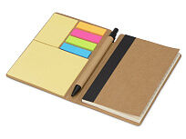 Набор стикеров А6 Write and stick с ручкой и блокнотом, черный