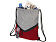 Спортивный рюкзак-мешок, серый/красный