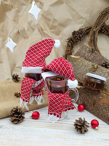 Шапочка на игрушку Dress Cup, красная