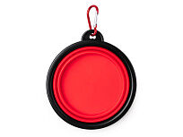 Складная миска SHIRA для домашних животных 450 мл, красный