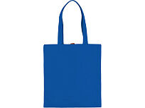 Cумка Clip из хлопка 340 г/м2 с застежкой из экокожи, синий