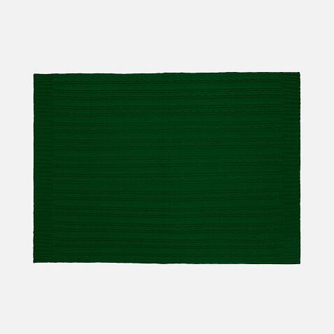 Плед Remitti, глубокий зеленый