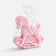 Свеча фигурная «Лошадка-качалка», розовая