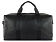 Сумка дорожная BUGATTI Elsa, чёрная, воловья кожа/полиэстер, 47х22х24 см