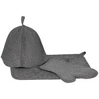 Набор для бани «Парилка», ver.2, серый