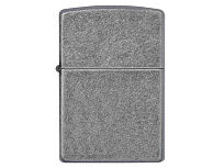 Зажигалка ZIPPO Classic с покрытием ™Plate, латунь/сталь, серебристая, матовая, 38x13x57 мм
