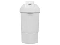 Шейкер для спортивного питания Level Up, белый