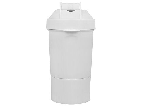 Шейкер для спортивного питания Level Up, белый