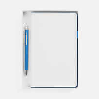 Набор White Shall, бело-голубой