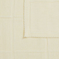 Плед Chainfield, белый (молочный)