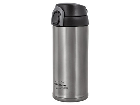 Термос из нерж. стали тм ThermoCafe TC-350T (Dark Grey), 0.35L, серый