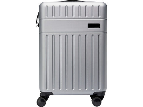 Чемодан на колесах Rover из материалов, переработанных согласно стандарту GRS, 40 л - Серебряный