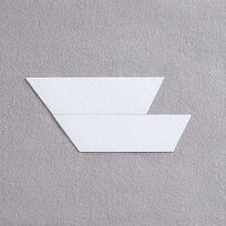 Основа Velkro L для крепления шевронов на липучке, белая