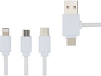 Зарядный кабель 5-в-1 с противобактериальной присадкой Pure