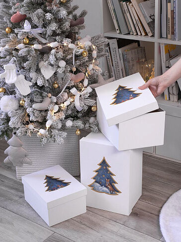 Коробка Christmas Tree, L