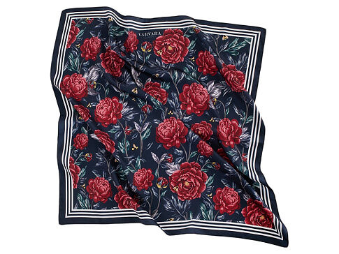 Платок Русские сезоны темно-синий. Varvara