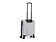 Чемодан TORBER Lama, серебристый, ABS-пластик, 38 х 21 х 55 см, 37 л