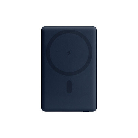 Внешний аккумулятор Atlantis PD 5000mAh с функцией беспроводной зарядки 15W, синий