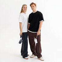 Футболка унисекс RUST, 100% хлопок, 240 гр., белая (теплый тон)