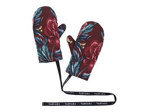 Варежки Русские сезоны, бордо. Varvara Варежки Русские сезоны, бордо. Varvara