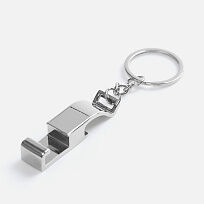 Брелок-подставка с открывалкой Virke, серебристый