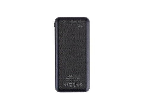 RIVACASE VA2582 (20 000mAh), QC/PD 22.5W внешний аккумулятор с дисплеем, черный /24