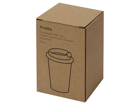 Стакан из пробки с двойными стенками, 350мл (Р)