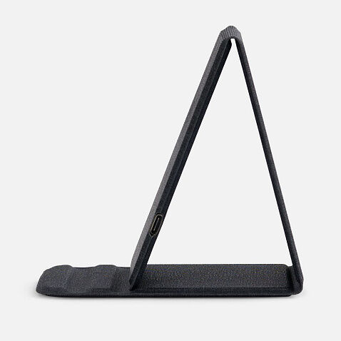 Подставка для смартфона с беспроводной зарядкой Kickstand, серая