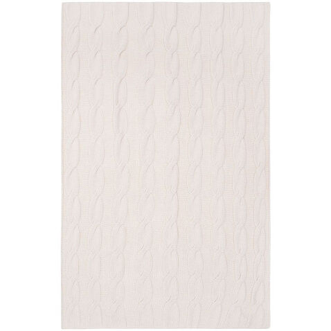 Плед Snefald, жемчужно-белый