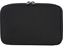 Сумка-органайзер Rise из материалов, переработанных согласно стандарту GRS - сплошной черный