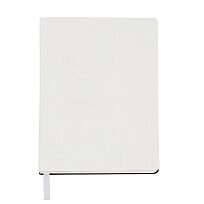 Ежедневник A5 недатированный Simflex в мягком переплёте, белый