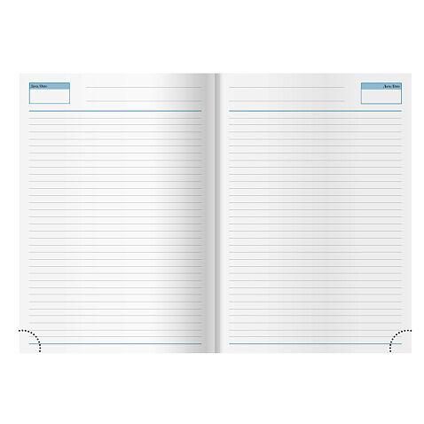 Ежедневник Manchester недатированный без календаря, апельсин (с лого AvD)