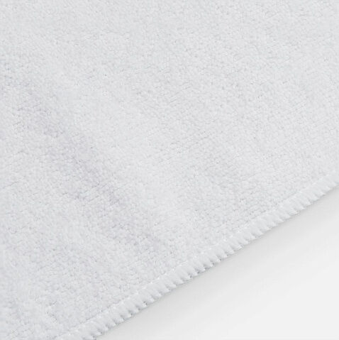 Двустороннее махровое полотенце Nice Print для сублимации, большое, белое