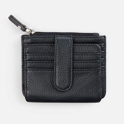 Картхолдер на молнии Unison, черный