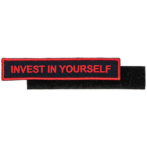 Шеврон на липучке Invest In Yourself Шеврон на липучке Invest In Yourself