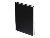 Ежедневник А5 датированный Velvet 2025, черный