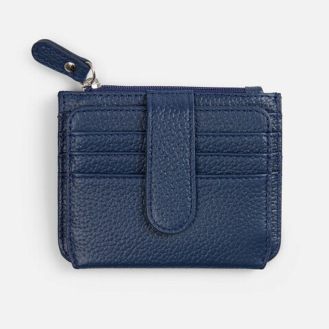 Картхолдер на молнии Unison, синий