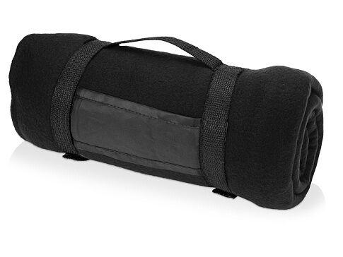 Подарочный набор с термосом и пледом Serenity, черный