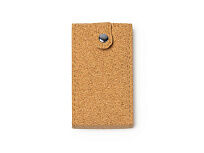 Маникюрный набор PODOX в чехле из пробки, серебристый/бежевый