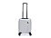 Чемодан TORBER Lama, серебристый, ABS-пластик, 38 х 21 х 55 см, 37 л