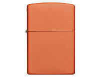 Зажигалка ZIPPO Classic с покрытием Orange Matte, латунь/сталь, оранжевая, матовая, 38x13x57 мм