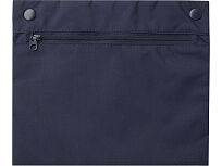 Kai круглая эко-сумка из переработанного материала, сертифицированного согласно GRS - Темно - синий