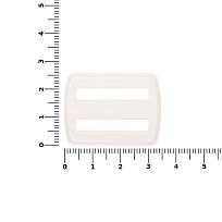 Пряжка — регулятор ремня Fermo, белая