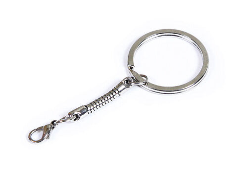 Карабин с кольцом K03, для mini, серебро Карабин с кольцом K03, для mini, серебро