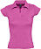 Рубашка поло женская без пуговиц Pretty 220, ярко-розовая