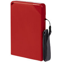 Плоская бутылка для воды Flacon, красная