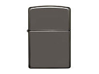 Зажигалка ZIPPO Classic с покрытием Black Ice, латунь/сталь, чёрная, глянцевая, 38x13x57 мм