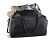Сумка дорожная BUGATTI Clark, чёрная, воловья кожа/полиэстер, 45х20х27,5 см, 24 л