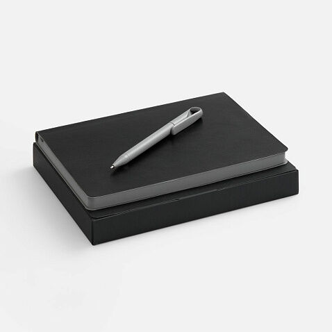 Набор Doppio, черный с серым